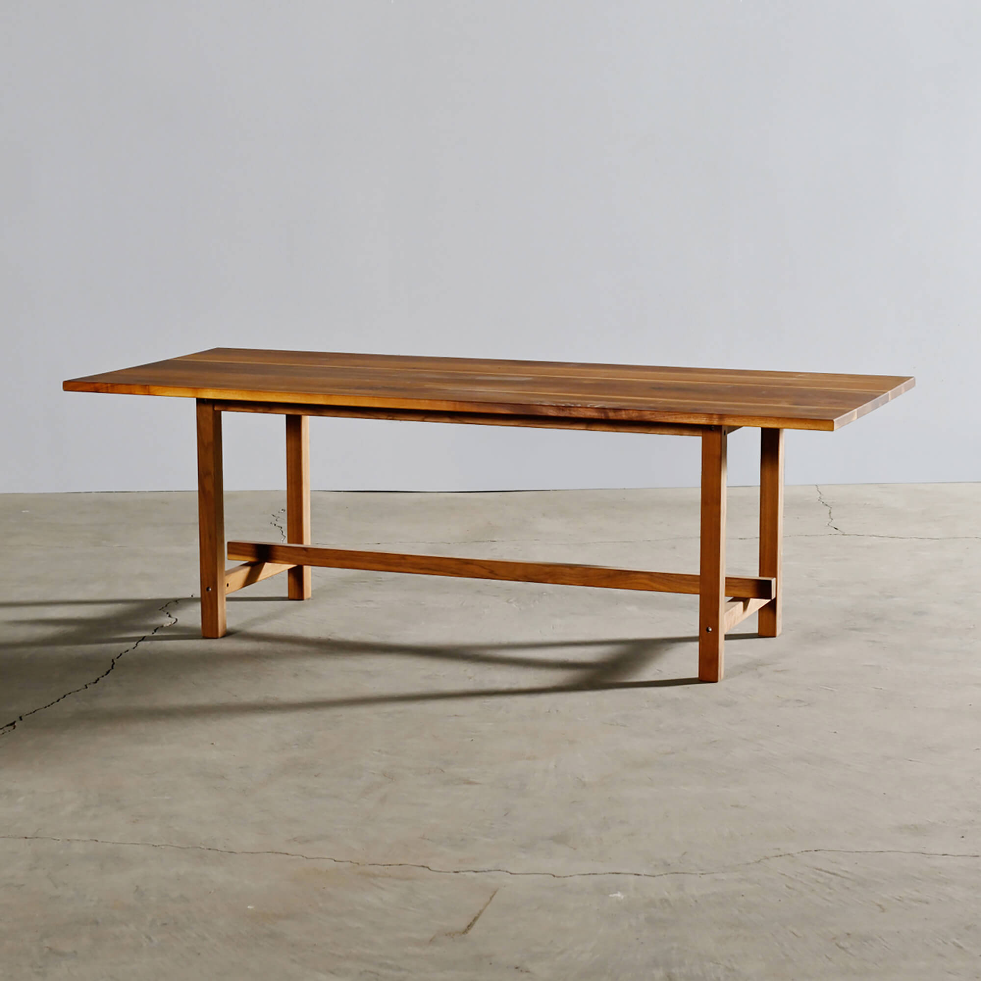 長方形テーブル／角材脚